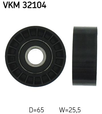 Obrázok Vratná/vodiaca kladka rebrovaného klinového remeňa SKF  VKM32104